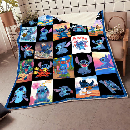 Unifinz DN Blanket Stitch Aloha Blanket Cute High Quality DN Stitch Blanket 2024