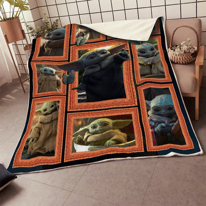 Unifinz Star Wars Mandalore Blanket The Child 3D Blanket Star Wars Blanket 2023