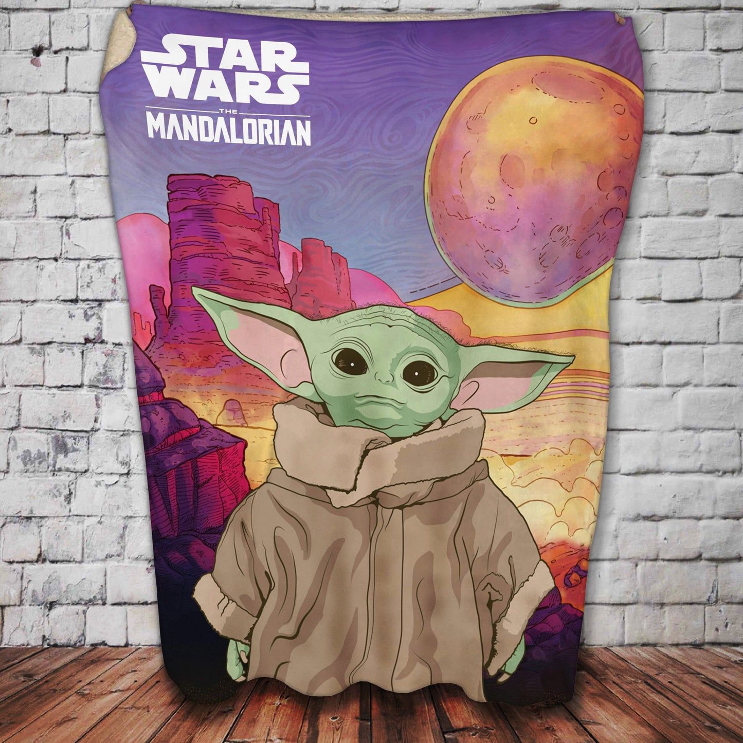 Unifinz Star Wars Mandalore Blanket The Child Baby YD Blanket Star Wars Blanket 2025