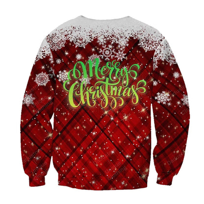 DN Sweatshirt Merry Christmas Hohoho Minnie Sweatshirt Red Unisex Adults New Release