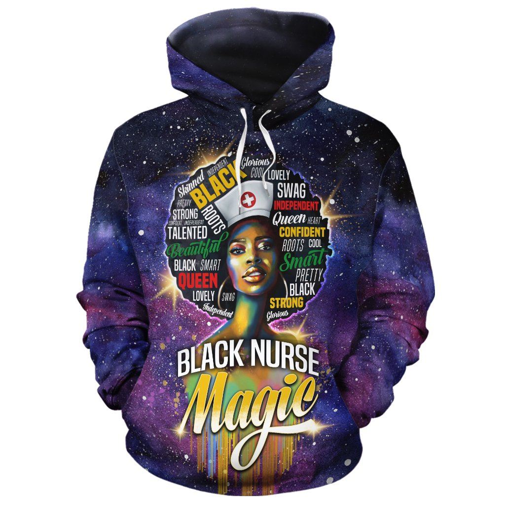 Unifinz Nurse Hoodie Black Nurse Magic Hoodie Amazing Africa American Nurse Hoodie Apparel 2022