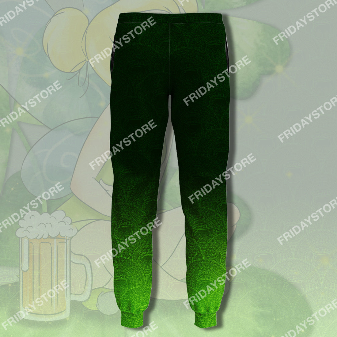 Unifinz DN Pants Drinkerbell Patrick's Day Jogger Cute Awesome Tinkerbell Pants 2023