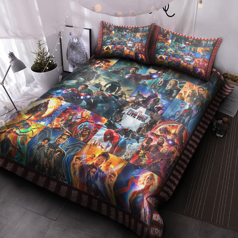 MV Bedding Set MV Cinematic Universe Duvet Covers Colorful Unique Gift