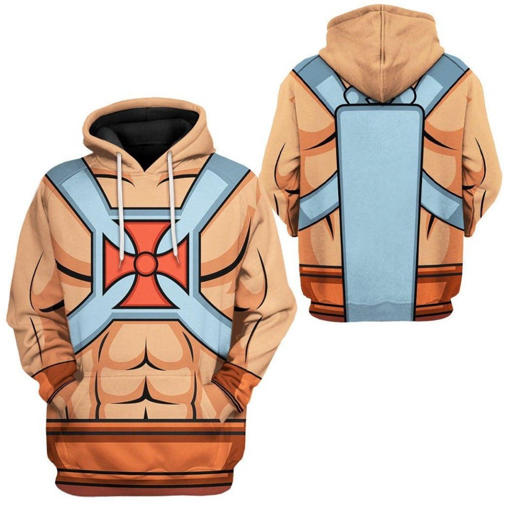 He-Man And The Masters Of The Universe Hoodie Master Of The Universe He Man Custome T-shirt Colorful Unisex