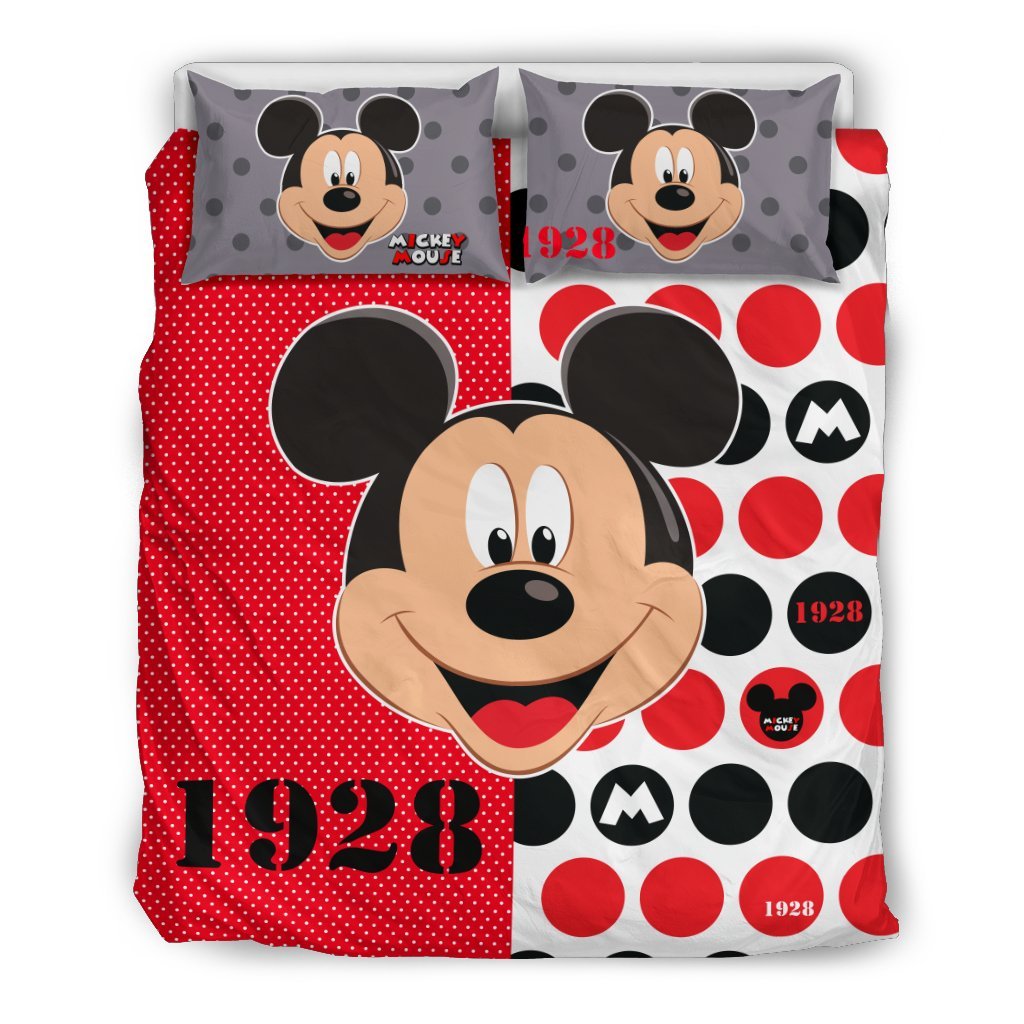MM Bedding Set DN MM 1928 Face And Symbol Duvet Covers Red White Unique Gift