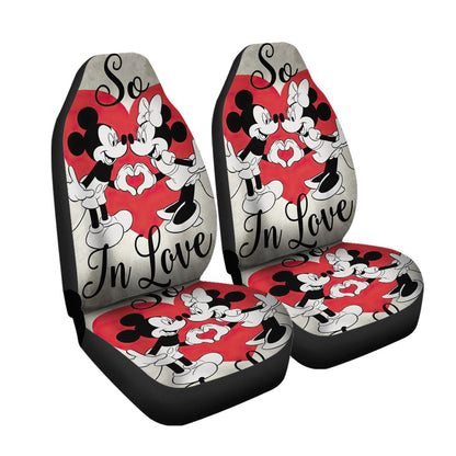 DN MM Car Seat Covers MM And Minnie In Love Seat Covers