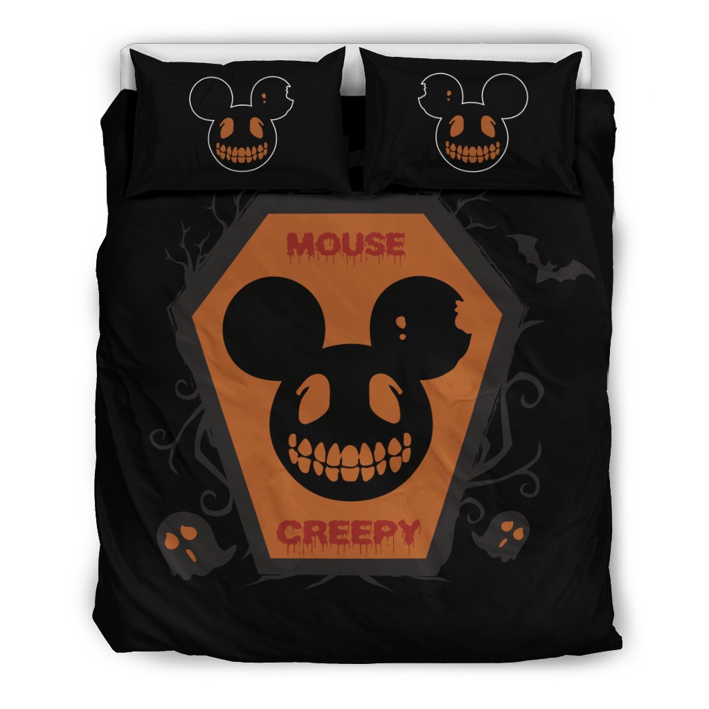 MM Bedding Set DN MM Creepy Halloween Duvet Covers Black Unique Gift