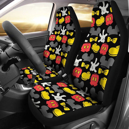 DN MM Car Seat Covers MM Gloves Pants Pattern Seat Covers