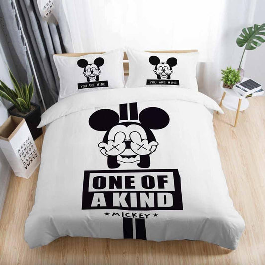 MM Bedding Set DN MM One Of A Kind You're Mine Duvet Covers Black White Unique Gift