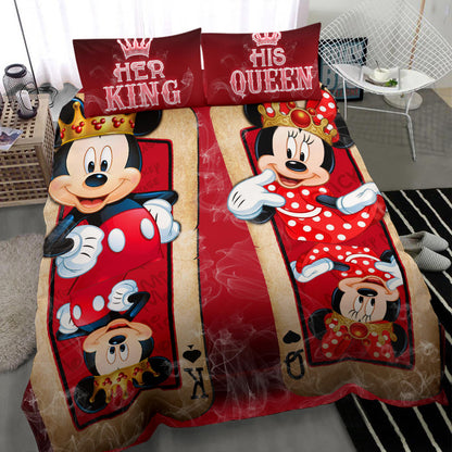 MM Bedding Set DN MM Minnie His Queen And Her King Duvet Covers Red Unique Gift