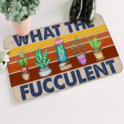 What the fucculent Doormat