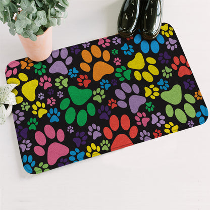 Dog Colorful Doormat