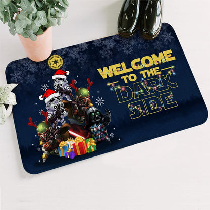 Welcome To The Darkside Christmas Doormat - SW Doormat