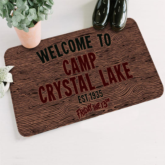 Welcome To Camp Crystal Lake Doormat - F13 Doormat