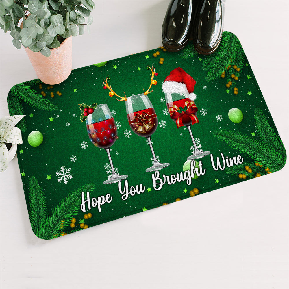 Hope You Brought Wine Doormat - Wine Doormat