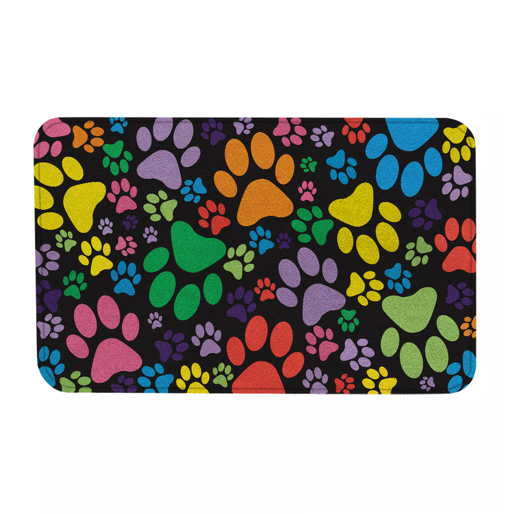 Dog Colorful Doormat