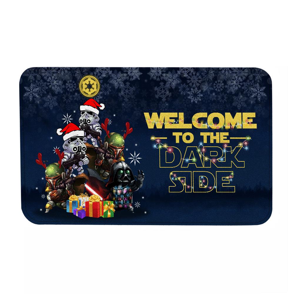 Welcome To The Darkside Christmas Doormat - SW Doormat