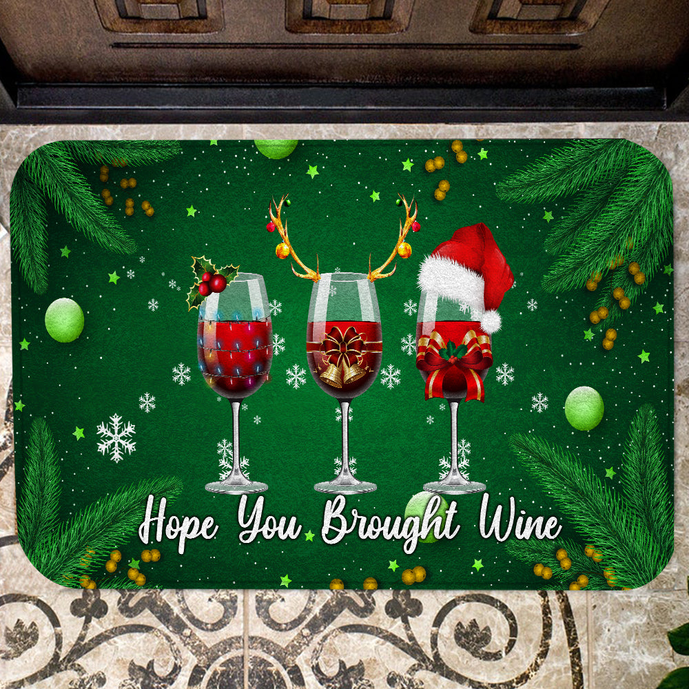 Hope You Brought Wine Doormat - Wine Doormat