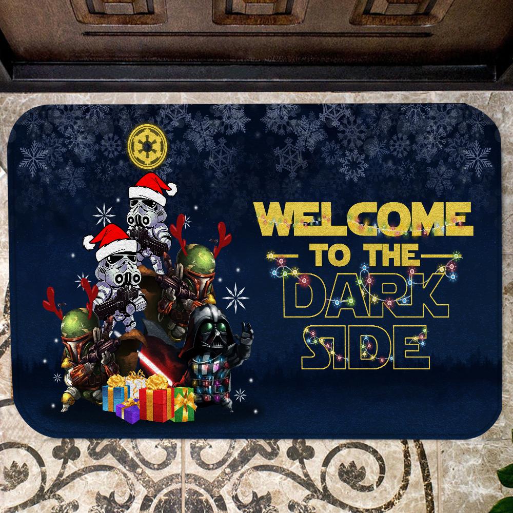 Welcome To The Darkside Christmas Doormat - SW Doormat