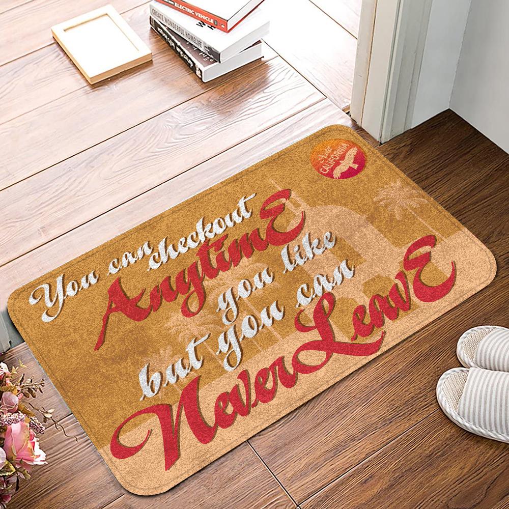 You Can Checkout Anytime You Like Doormat - HCS Doormat