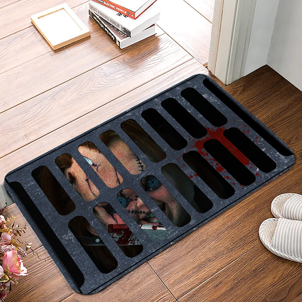 Unifinz Horror Doormat Chucky In Sewer Doormat Amazing Chucky Doormat Child Play Doormat 2025