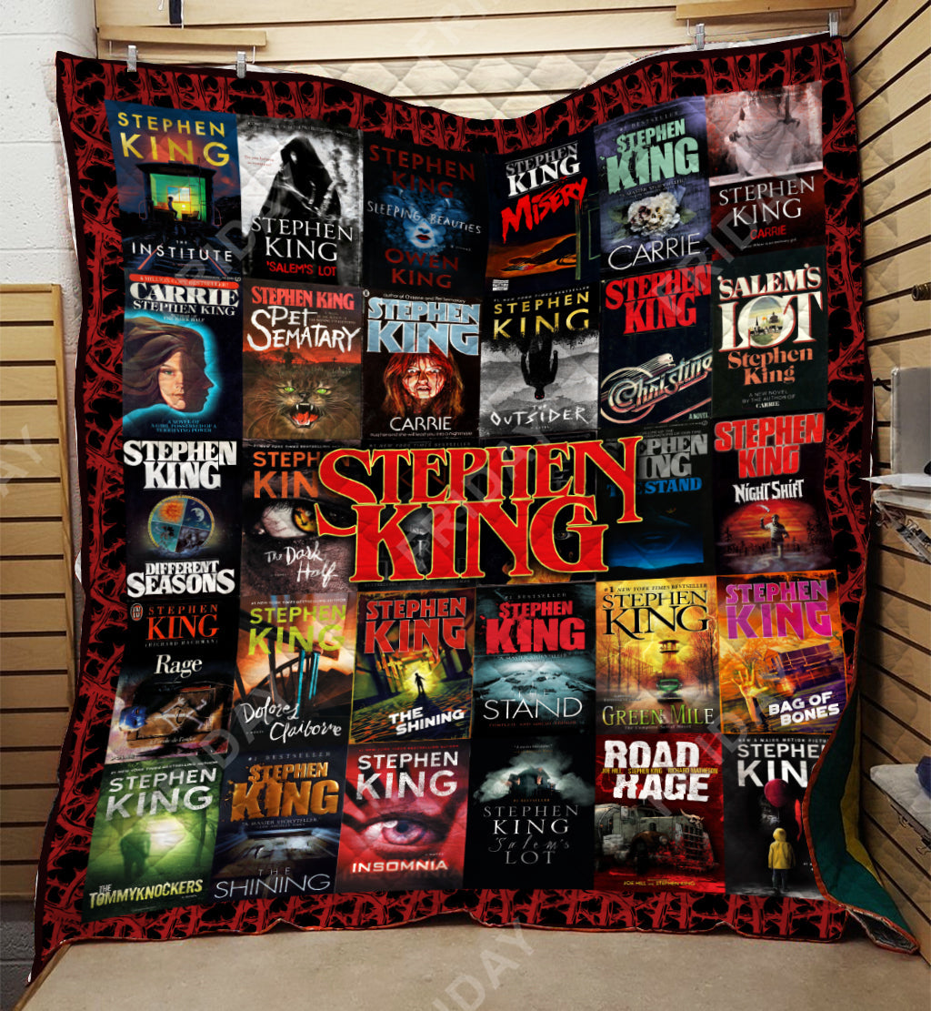 Unifinz Horror Quilt Stephen K Horror Novels Quilt Awesome High Quality Horror Quilt 2023
