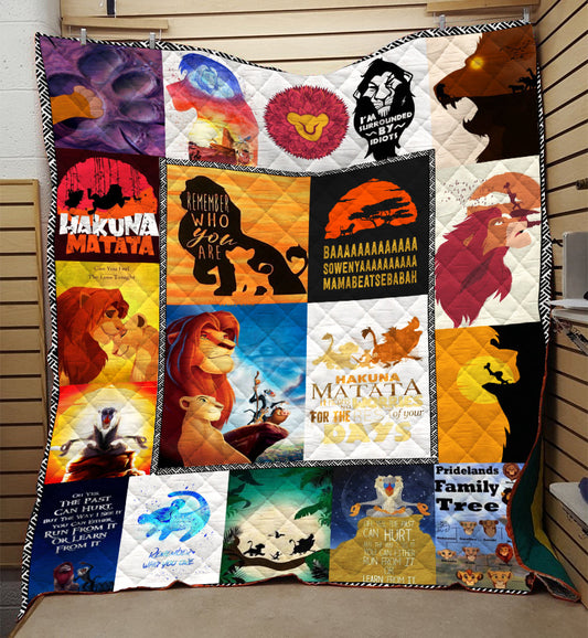Unifinz LK Quilt Hakuna Matata Lion Quilt Awesome High Quality DN LK Quilt 2022