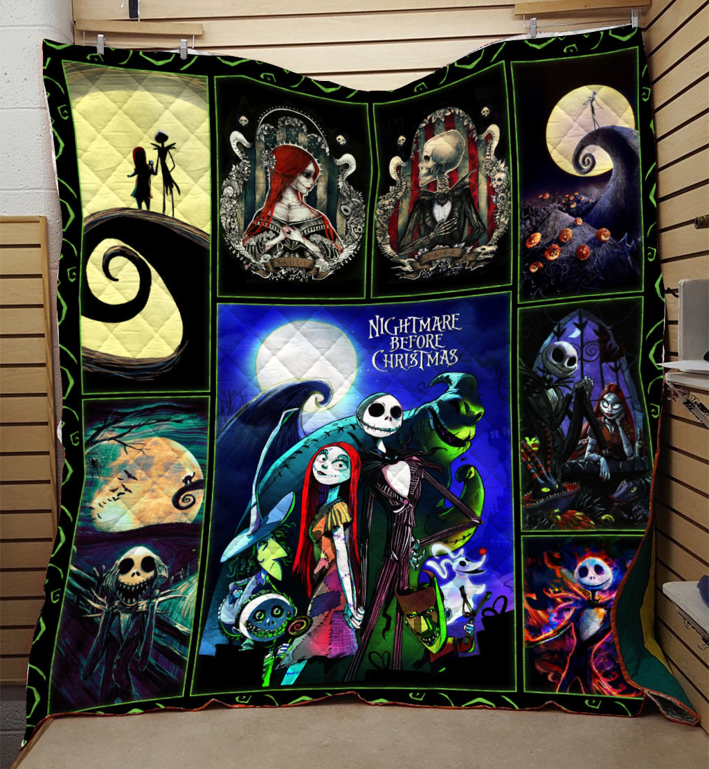 Unifinz  TNBC Quilt Jack And Sally Quilt High Quality DN TNBC Quilt 2022