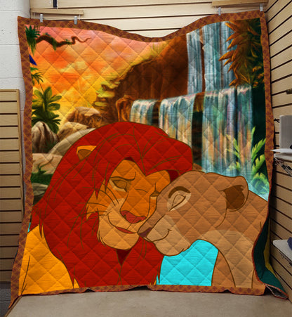 Unifinz DN LK Quilt Simba And Nala Quilt Amazing High Quality DN LK Quilt 2022