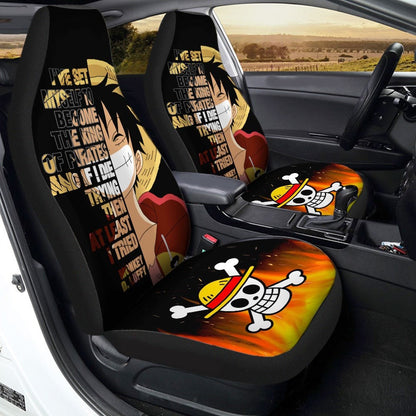 One Piece Car Seat Covers I've Set Myself To Become The King Seat Covers