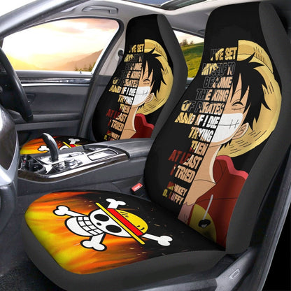 One Piece Car Seat Covers I've Set Myself To Become The King Seat Covers