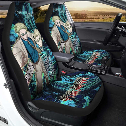 Jujutsu Kaisen Car Seat Covers Nanami Kento Fighting Pose Seat Covers