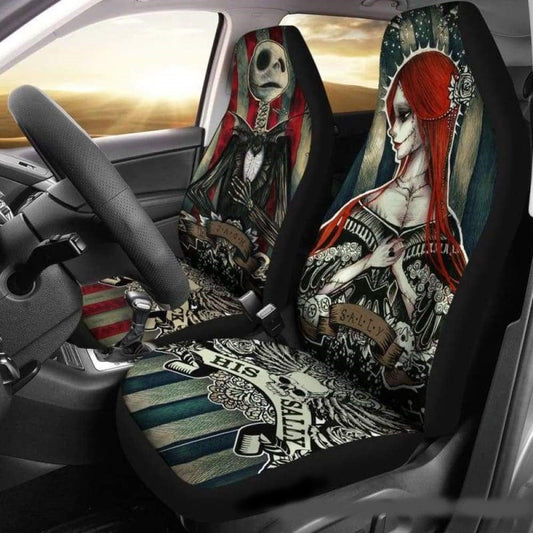 TNBC Car Seat Covers Jack And Sally His Sally Her Jack Seat Covers