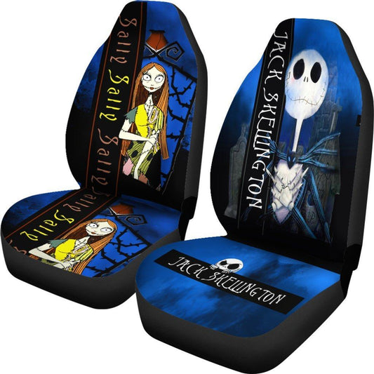 TNBC Car Seat Covers Sally And Jack Couple Seat Covers