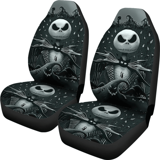 TNBC Car Seat Covers Jack Skellington Pumpkin King Seat Covers