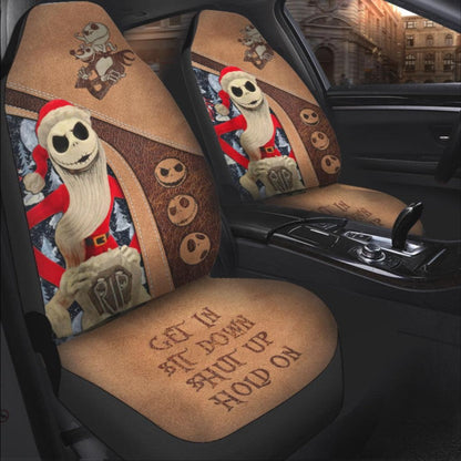 TNBC Car Seat Covers Jack Skellington Santa Claus Seat Covers