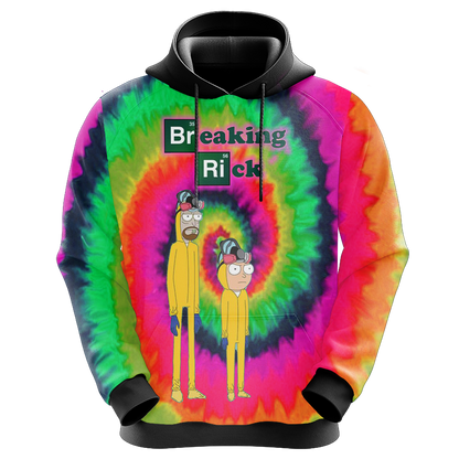 Rick And Morty Hoodie Breaking Bad Cross Over Rick And Morty Breaking Rick Hoodie