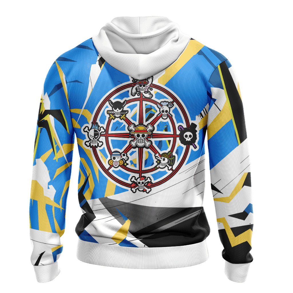 One Piece Hoodie One Piece Characters Symbol Hoodie Colorful Unisex