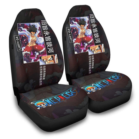 One Piece Car Seat Covers One Piece Luffy Gear 4 Seat Covers