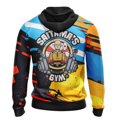 One Punch Man Hoodie Saitama's Regular Gym Graphic T-shirt Colorful Unisex