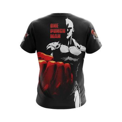 One Punch Man Hoodie Saitama One Punch Man Silhouette T-shirt Black Red Unisex