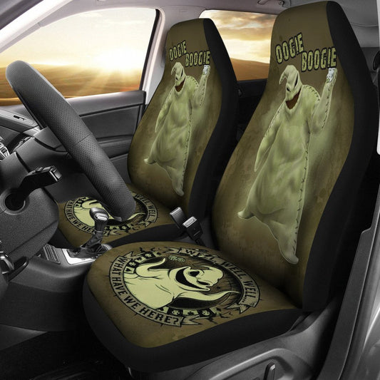 TNBC Car Seat Covers Oogie Boogie Well Well Well Seat Covers