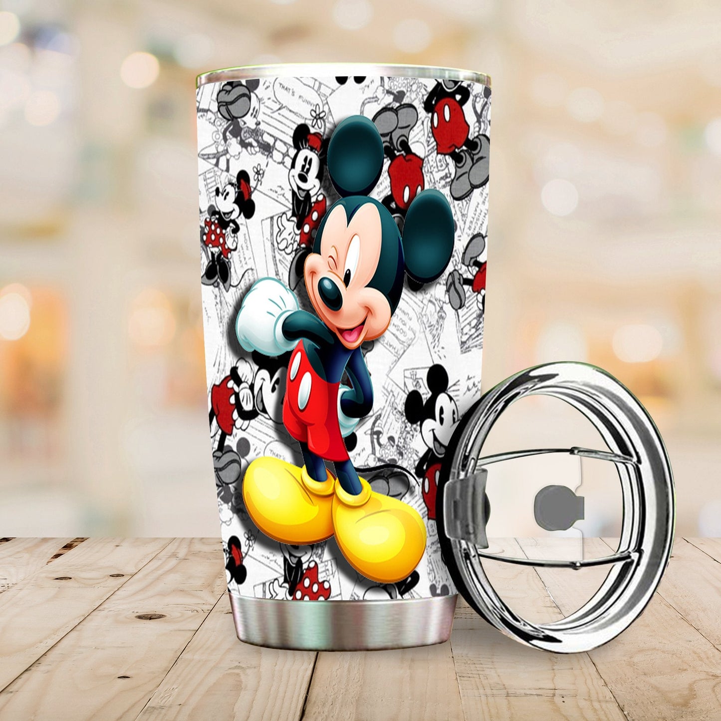 DN Tumbler 20 Oz MM Tumbler MM Old Vesion Comic White Tumbler Cup 20 Oz