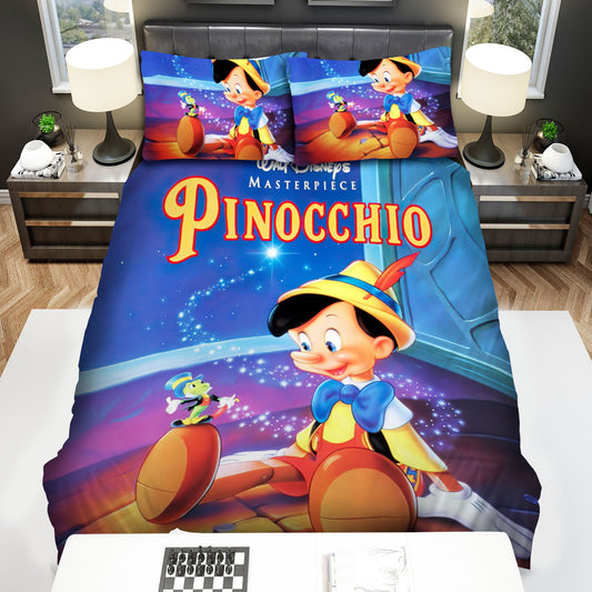 DN Bedding Set The Masterpiece Pinocchio Graphic Duvet Covers Colorful Unique Gift