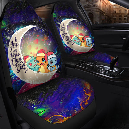 PKM Car Seat Covers PKM Love You To The Moon And Back Seat Covers Colorful