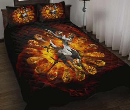 PKM Bedding Set PKM Legends Arceus Graphic Duvet Covers Black Orange Unique Gift