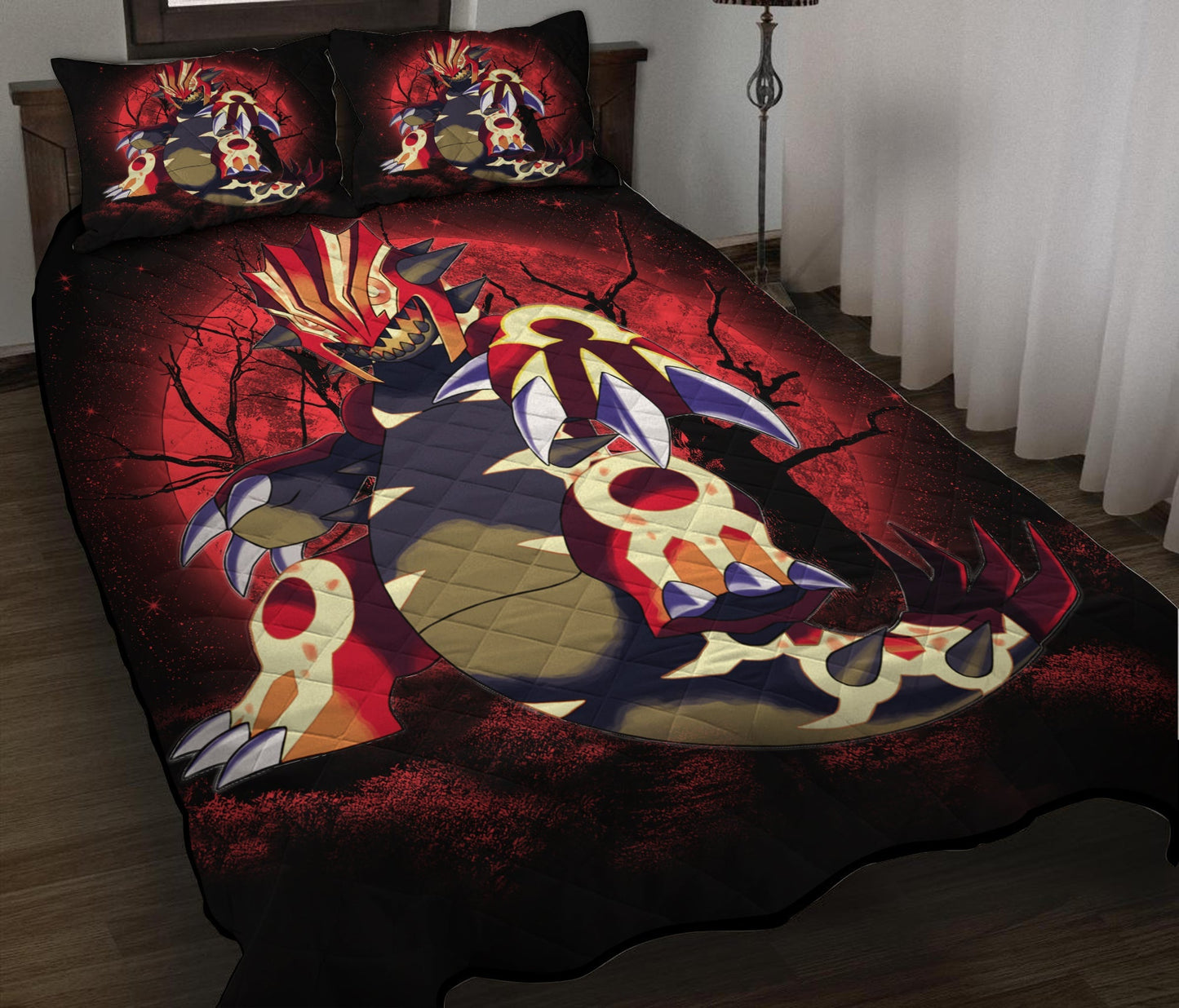 PKM Bedding Set PKM Mega Proudon Moonlight Duvet Covers Red Unique Gift