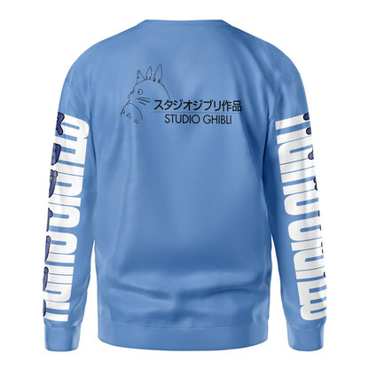 SGhibli Sweatshirt Ponyo Graphic SGhibli Sweatshirt Blue Unisex