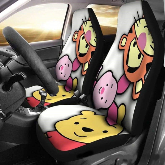 WTP Car Seat Covers Pooh Piglet Tigger Seat Covers