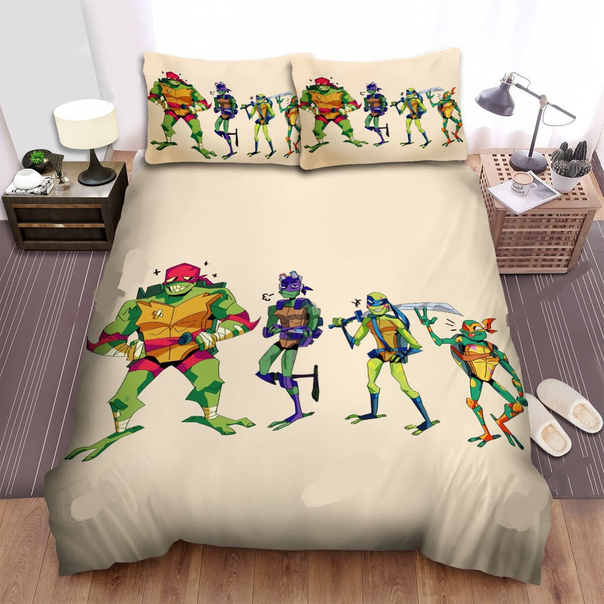 TMNT Bedding Set Rise Of The Teenage Mutant Ninja Turtles The Force Duvet Covers Colorful Unique Gift